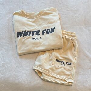 White Fox Vol.3 Cream Loungewear Set